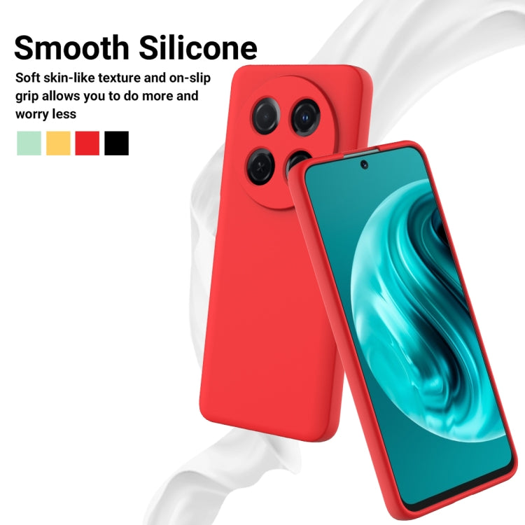 For Huawei nova 12i Solid Color Liquid Silicone Dropproof Full Coverage Phone Case