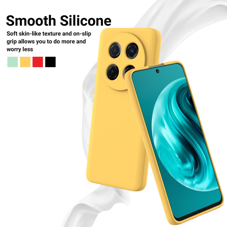 For Huawei nova 12i Solid Color Liquid Silicone Dropproof Full Coverage Phone Case