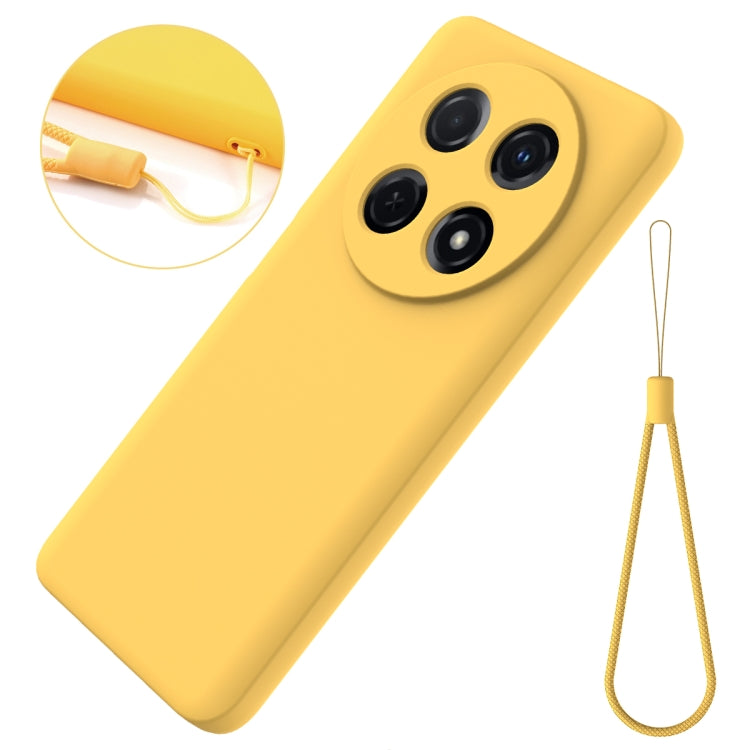 For Huawei nova 12i Solid Color Liquid Silicone Dropproof Full Coverage Phone Case