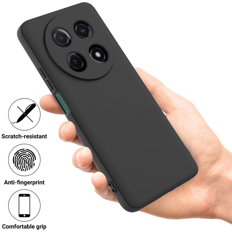 For Huawei nova 12i Solid Color Liquid Silicone Dropproof Full Coverage Phone Case
