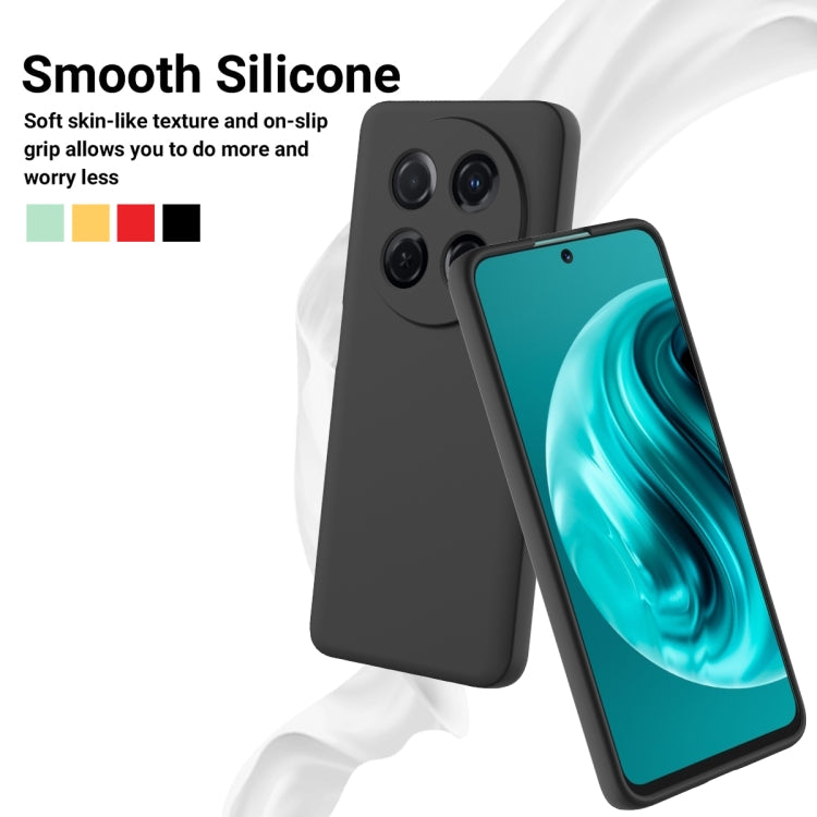 For Huawei nova 12i Solid Color Liquid Silicone Dropproof Full Coverage Phone Case