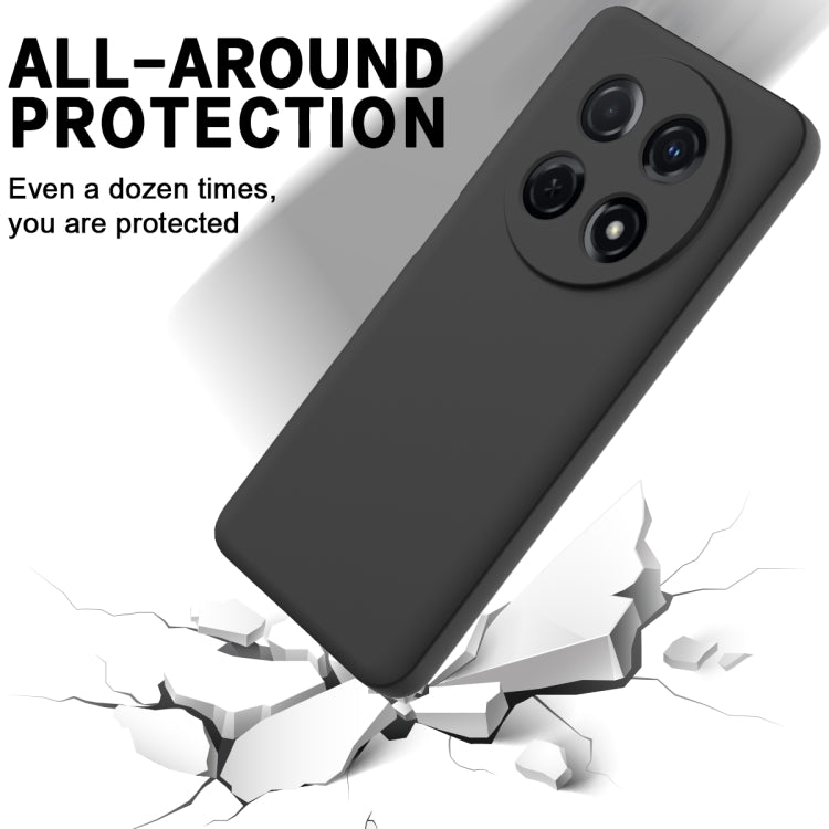 For Huawei nova 12i Solid Color Liquid Silicone Dropproof Full Coverage Phone Case