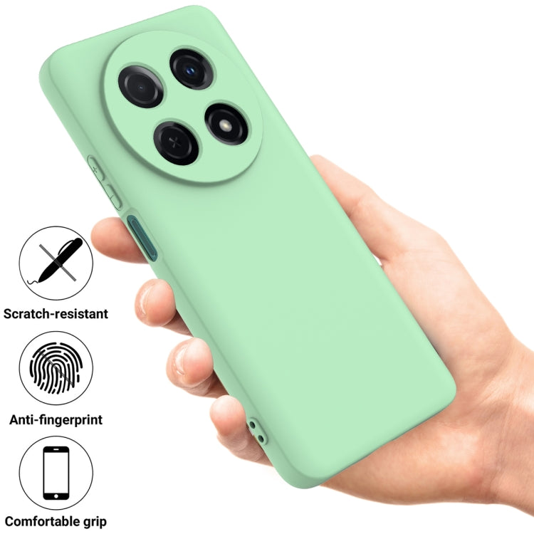 For Huawei nova 12i Solid Color Liquid Silicone Dropproof Full Coverage Phone Case