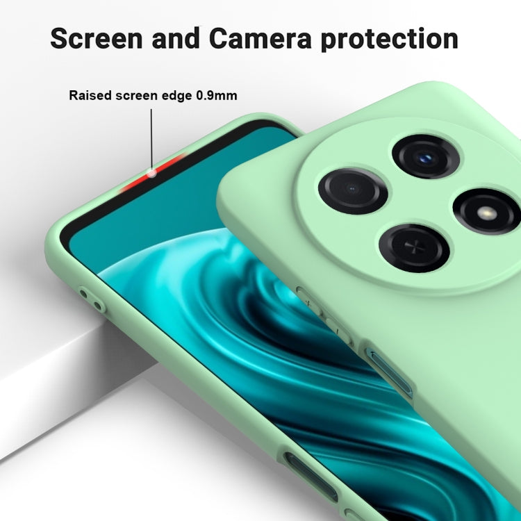 For Huawei nova 12i Solid Color Liquid Silicone Dropproof Full Coverage Phone Case