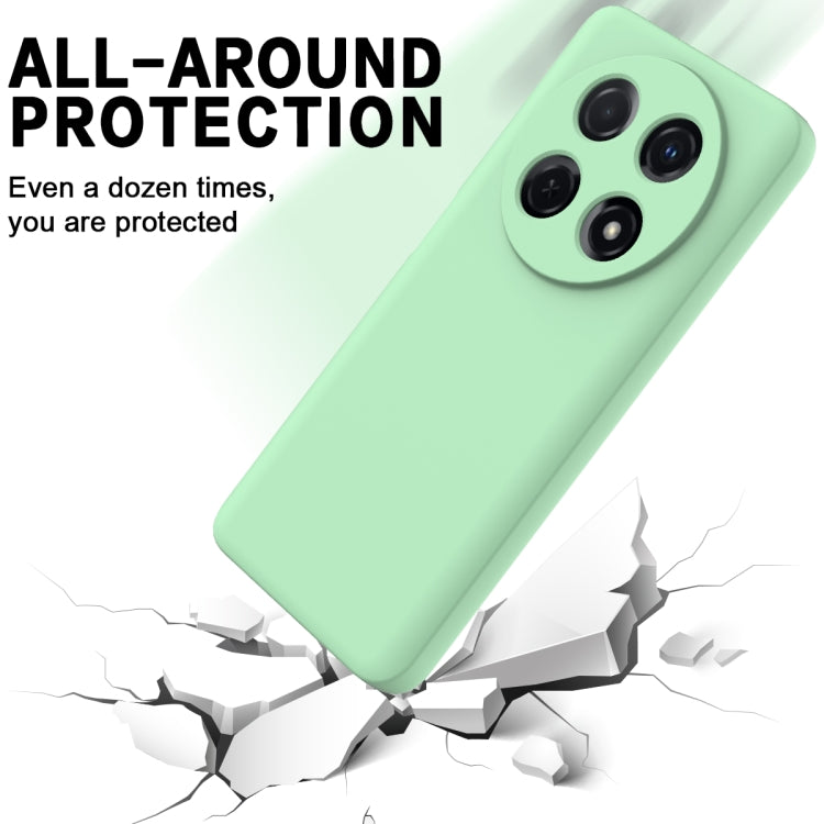 For Huawei nova 12i Solid Color Liquid Silicone Dropproof Full Coverage Phone Case