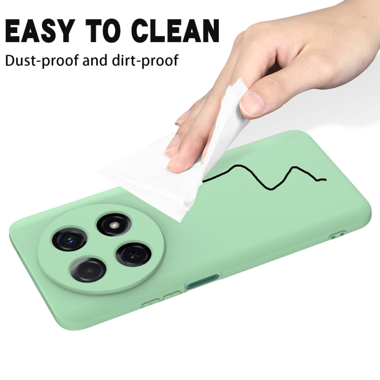 For Huawei nova 12i Solid Color Liquid Silicone Dropproof Full Coverage Phone Case