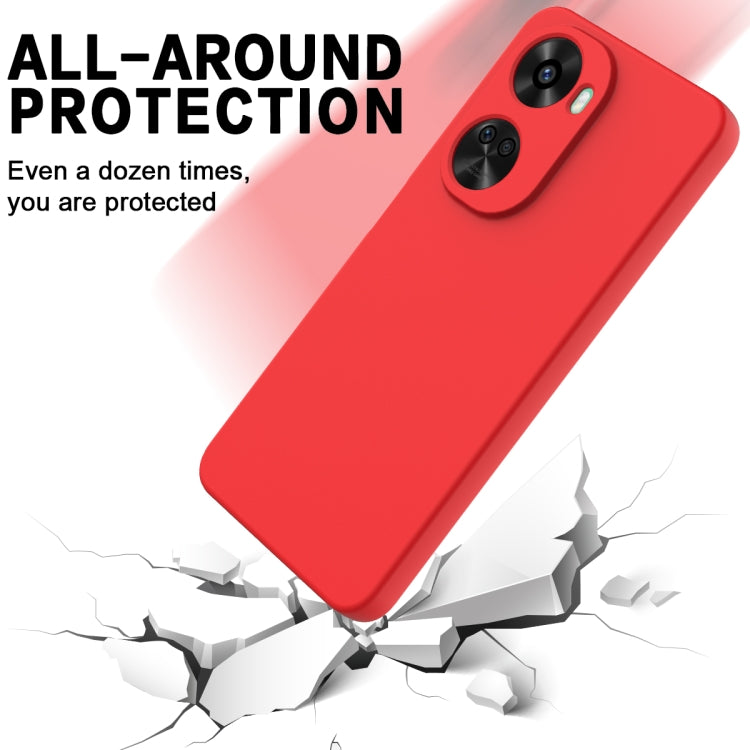For Huawei nova 12 SE / nova 11 SE Solid Color Liquid Silicone Dropproof Full Coverage Phone Case