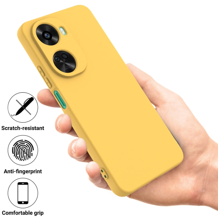 For Huawei nova 12 SE / nova 11 SE Solid Color Liquid Silicone Dropproof Full Coverage Phone Case