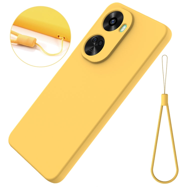 For Huawei nova 12 SE / nova 11 SE Solid Color Liquid Silicone Dropproof Full Coverage Phone Case