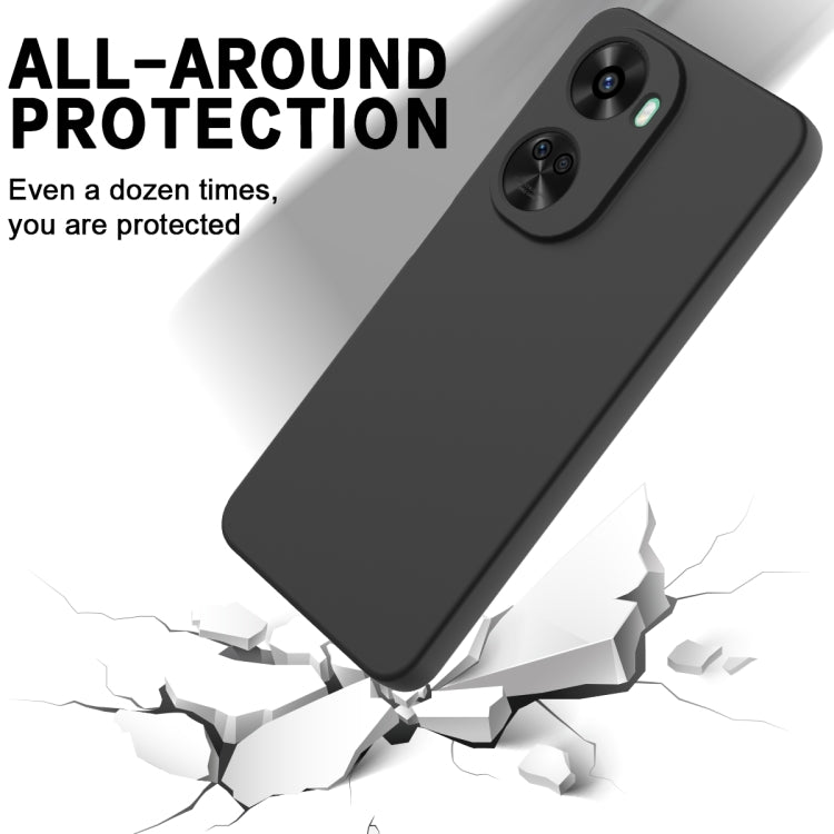 For Huawei nova 12 SE / nova 11 SE Solid Color Liquid Silicone Dropproof Full Coverage Phone Case