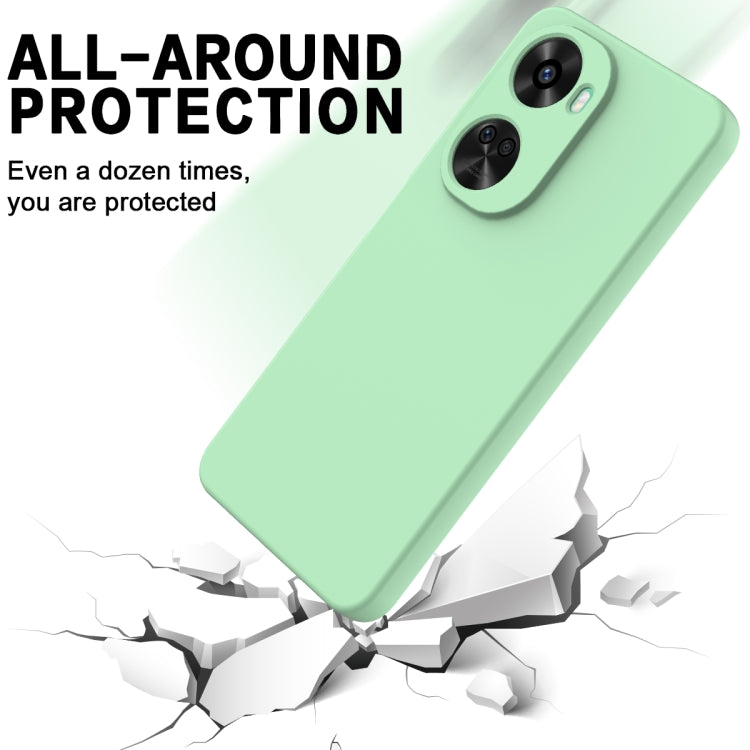 For Huawei nova 12 SE / nova 11 SE Solid Color Liquid Silicone Dropproof Full Coverage Phone Case