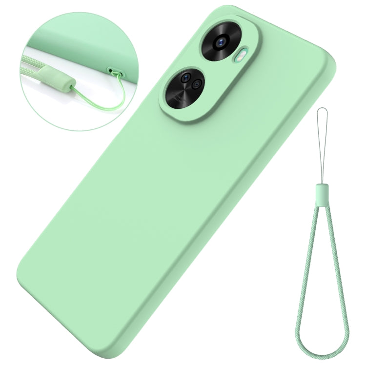 For Huawei nova 12 SE / nova 11 SE Solid Color Liquid Silicone Dropproof Full Coverage Phone Case