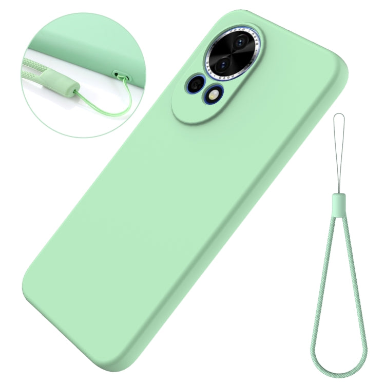 For Huawei nova 12 Solid Color Liquid Silicone Dropproof Full Coverage Phone Case