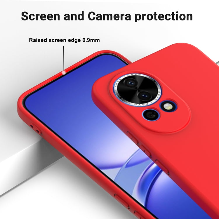 For Huawei nova 13 Solid Color Liquid Silicone Dropproof Full Coverage Phone Case
