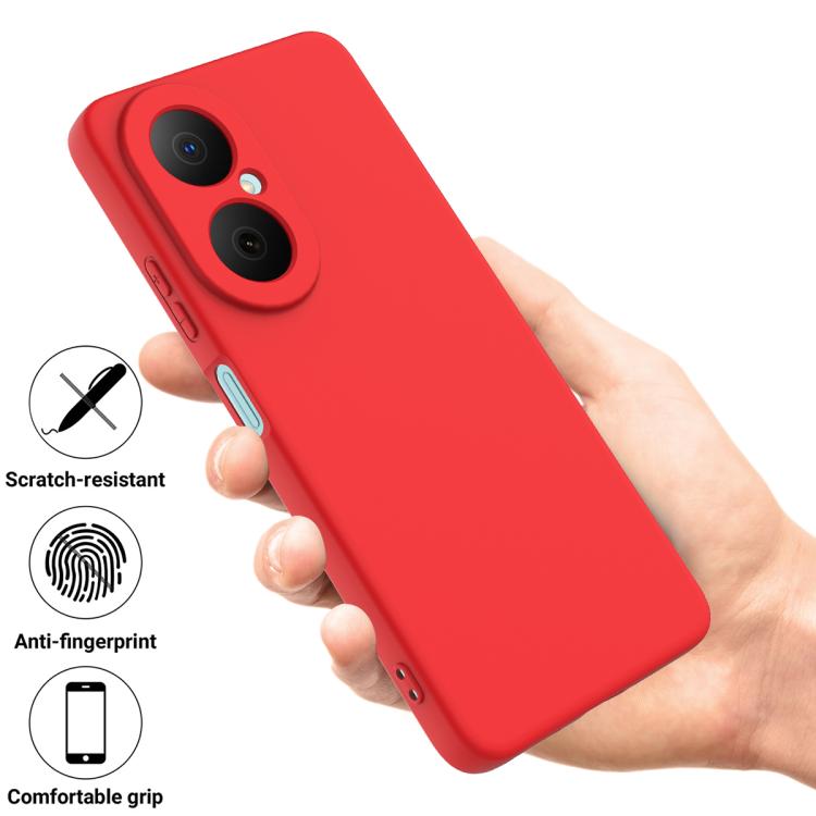 For Huawei nova Y73 4G Solid Color Liquid Silicone Dropproof Full Coverage Phone Case