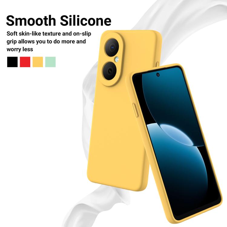 For Huawei nova Y73 4G Solid Color Liquid Silicone Dropproof Full Coverage Phone Case