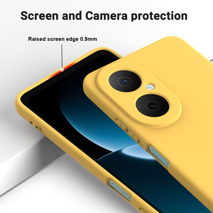For Huawei nova Y73 4G Solid Color Liquid Silicone Dropproof Full Coverage Phone Case