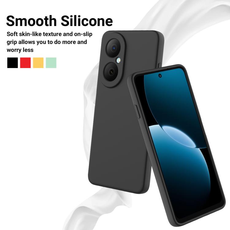 For Huawei nova Y73 4G Solid Color Liquid Silicone Dropproof Full Coverage Phone Case