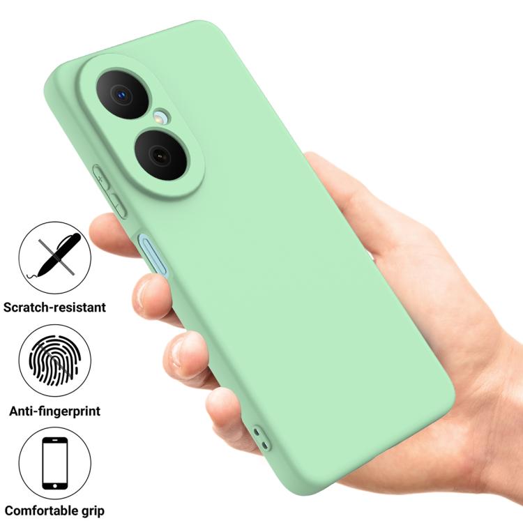 For Huawei nova Y73 4G Solid Color Liquid Silicone Dropproof Full Coverage Phone Case