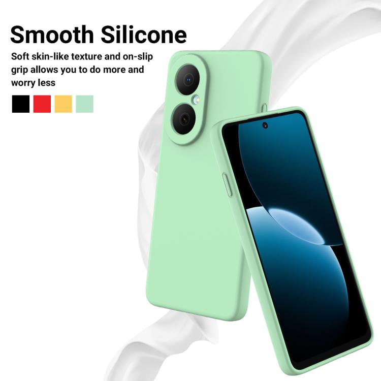 For Huawei nova Y73 4G Solid Color Liquid Silicone Dropproof Full Coverage Phone Case