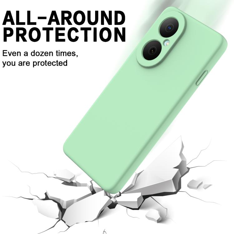 For Huawei nova Y73 4G Solid Color Liquid Silicone Dropproof Full Coverage Phone Case