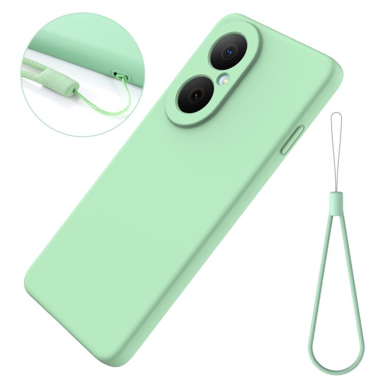 For Huawei nova Y73 4G Solid Color Liquid Silicone Dropproof Full Coverage Phone Case