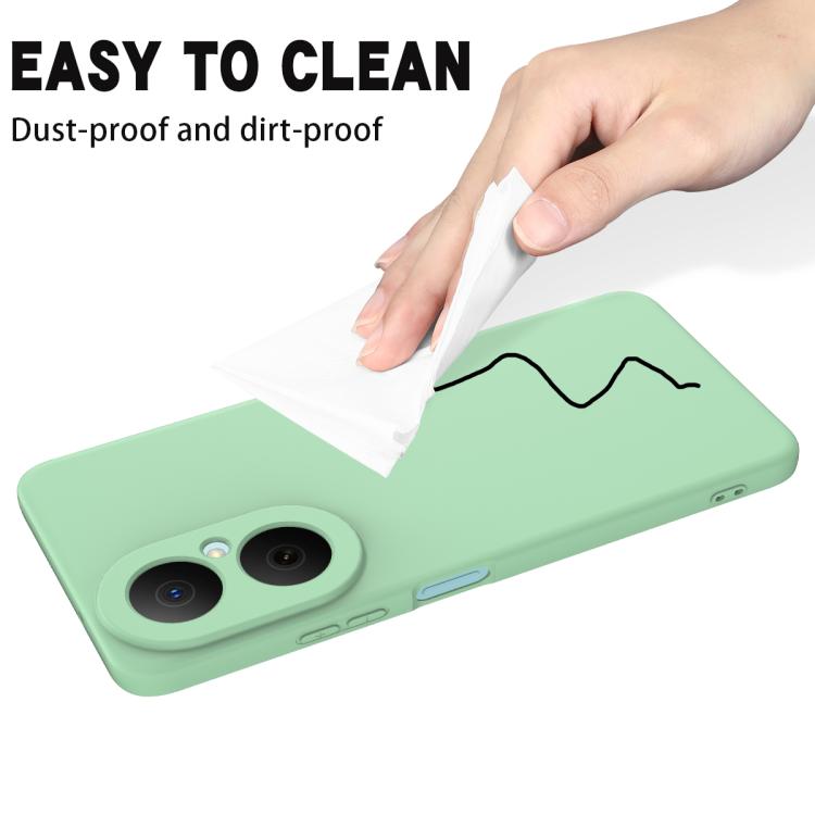 For Huawei nova Y73 4G Solid Color Liquid Silicone Dropproof Full Coverage Phone Case
