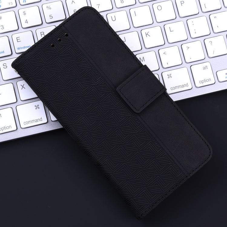 For Sony Xperia 10 VI Geometric Embossed Leather Phone Case