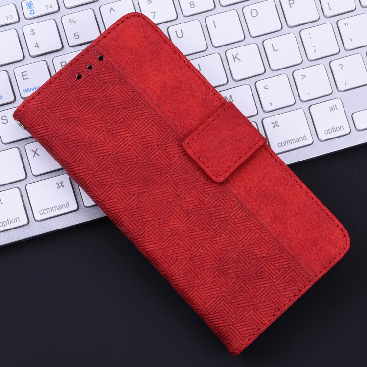For Sony Xperia 10 VI Geometric Embossed Leather Phone Case