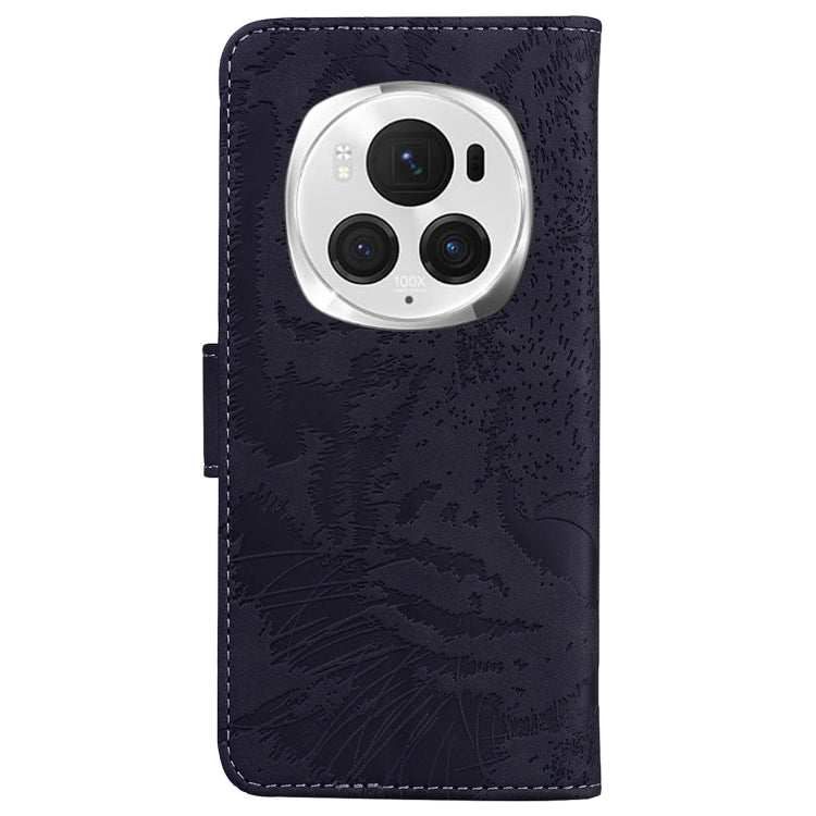 For Honor Magic6 Pro Tiger Embossing Pattern Flip Leather Phone Case