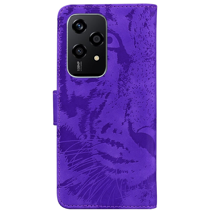 For Honor 200 Lite Global Tiger Embossing Pattern Flip Leather Phone Case