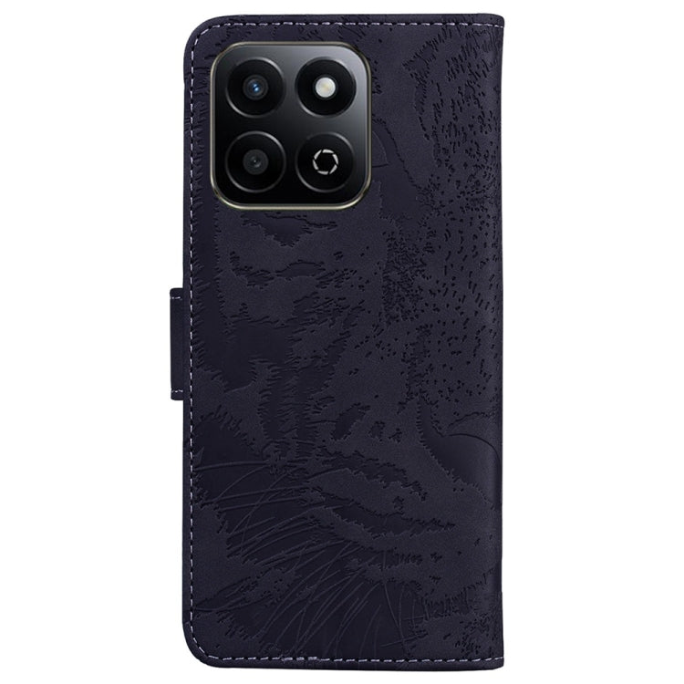 For Honor Play 60 Plus Tiger Embossing Pattern Flip Leather Phone Case