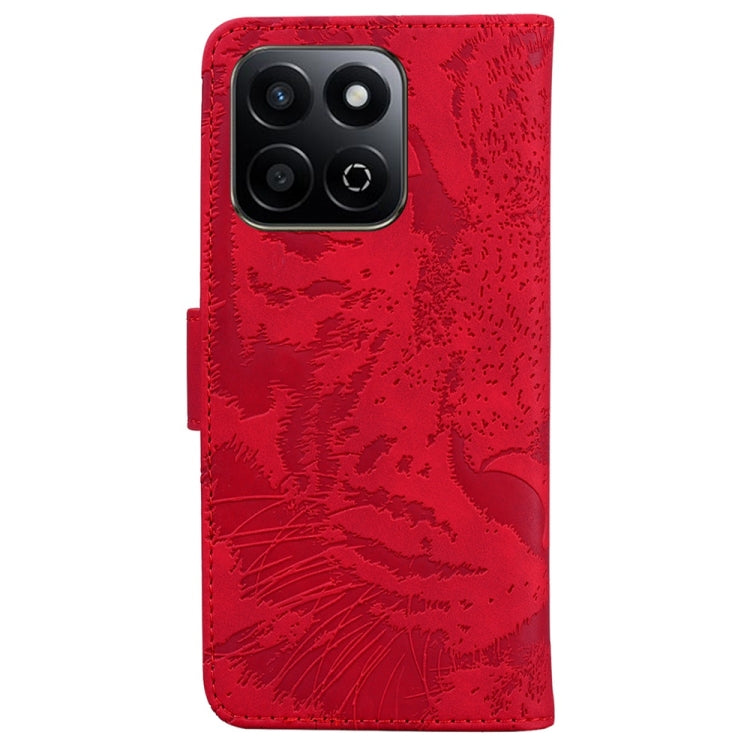For Honor Play 60 Plus Tiger Embossing Pattern Flip Leather Phone Case