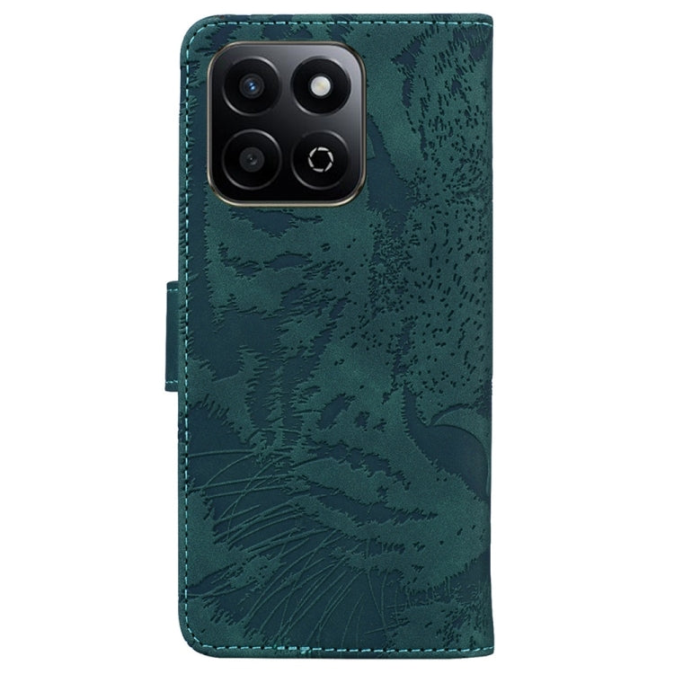 For Honor Play 60 Plus Tiger Embossing Pattern Flip Leather Phone Case