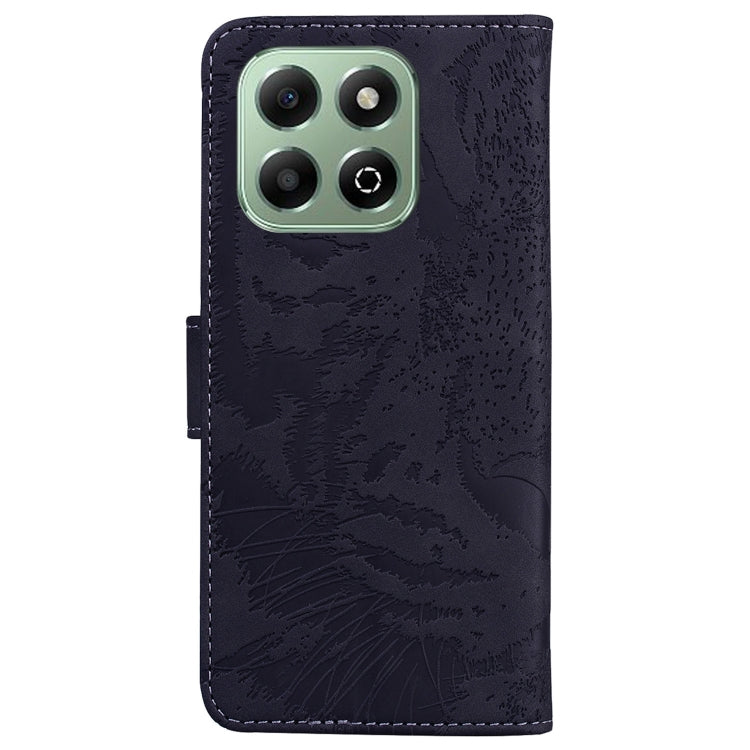 For Honor X6b Tiger Embossing Pattern Flip Leather Phone Case
