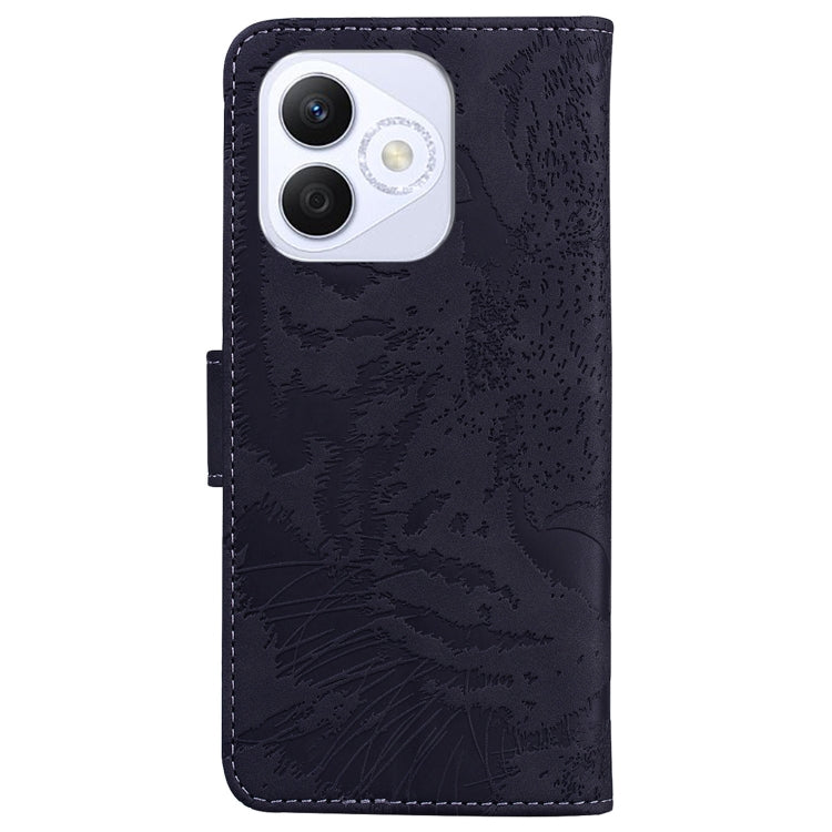 For Honor X60i Tiger Embossing Pattern Flip Leather Phone Case