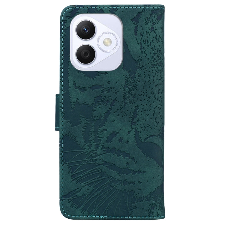 For Honor X60i Tiger Embossing Pattern Flip Leather Phone Case