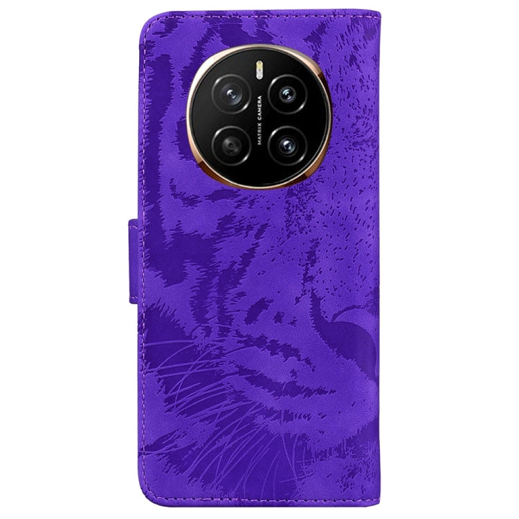 For Honor Magic7 Tiger Embossing Pattern Flip Leather Phone Case