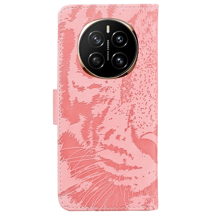 For Honor Magic7 Tiger Embossing Pattern Flip Leather Phone Case