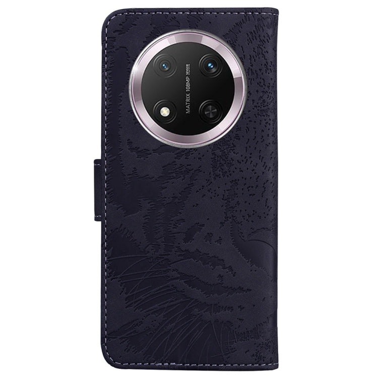 For Honor X9c Tiger Embossing Pattern Flip Leather Phone Case