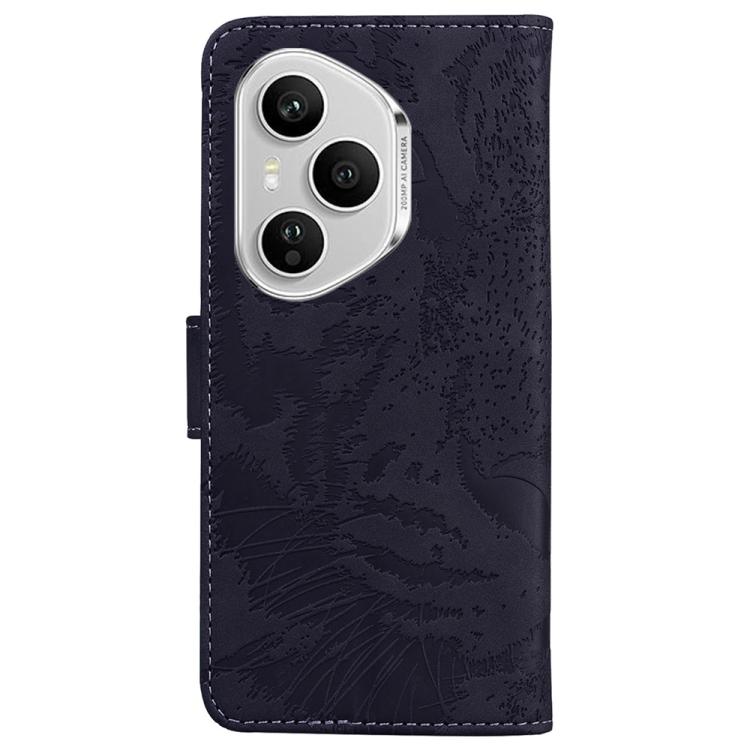 For Honor 400 Pro Global 160.8mm Tiger Embossing Pattern Flip Leather Phone Case