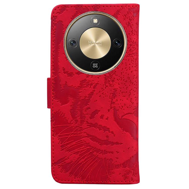 For Honor X70 5G Tiger Embossing Pattern Flip Leather Phone Case