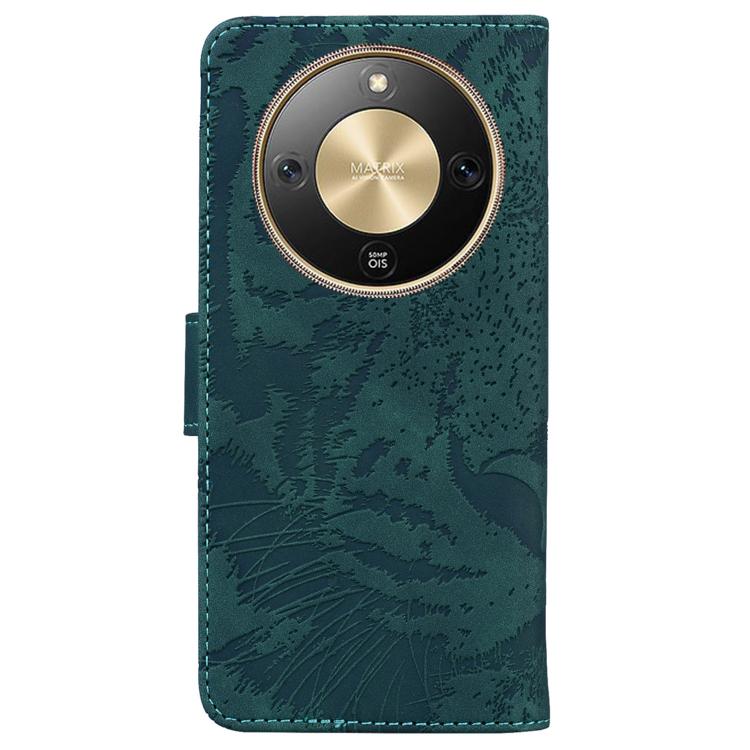 For Honor X70 5G Tiger Embossing Pattern Flip Leather Phone Case