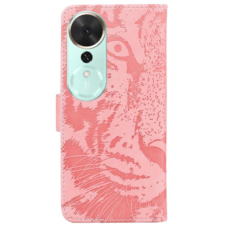 For Honor Play 70 Plus Tiger Embossing Pattern Flip Leather Phone Case