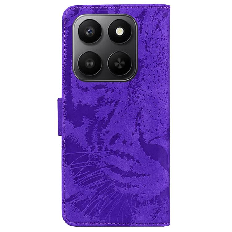For Honor 400 Smart 4G / 5G Tiger Embossing Pattern Flip Leather Phone Case