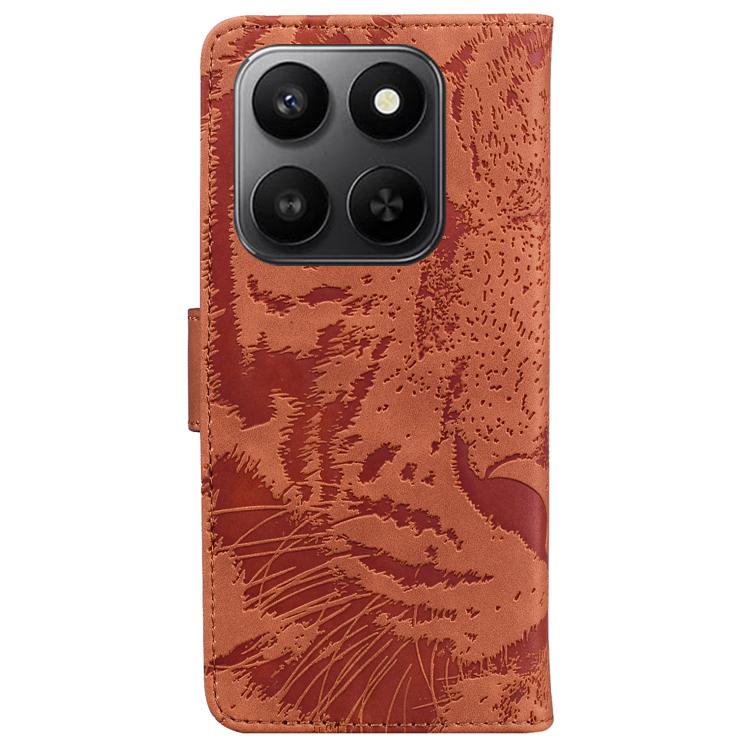 For Honor 400 Smart 4G / 5G Tiger Embossing Pattern Flip Leather Phone Case