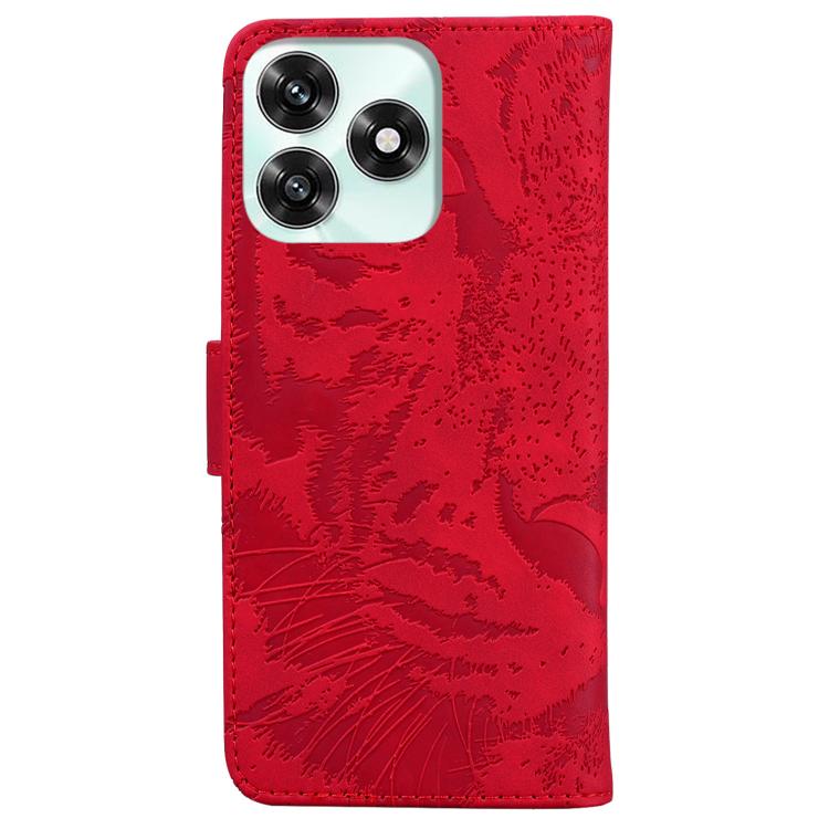 For Honor X5c 4G / X5c Plus Tiger Embossing Pattern Flip Leather Phone Case