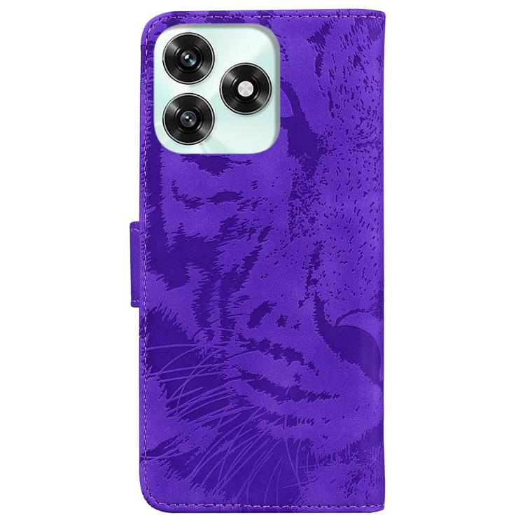 For Honor X5c 4G / X5c Plus Tiger Embossing Pattern Flip Leather Phone Case