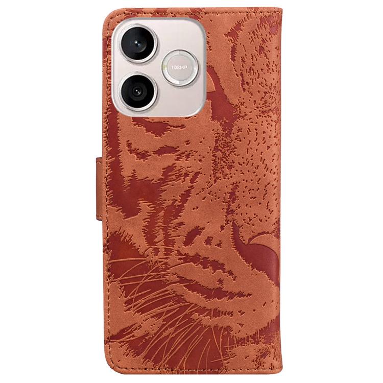 For Honor 600 Lite Global Tiger Embossing Pattern Flip Leather Phone Case