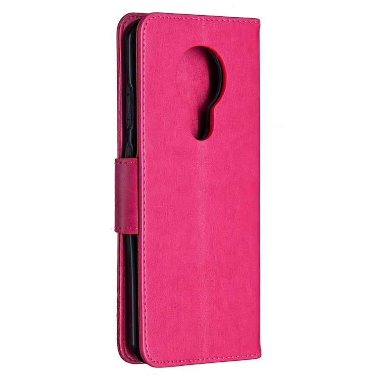 For Nokia 5.3 Two Butterflies Embossing Pattern Horizontal Flip Leather Case with Holder & Card Slot & Wallet & Lanyard